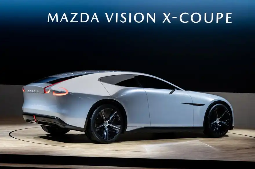 Mazda’s 503bhp Vision X-Coupé previews carbon-negative rotary hybrid future
