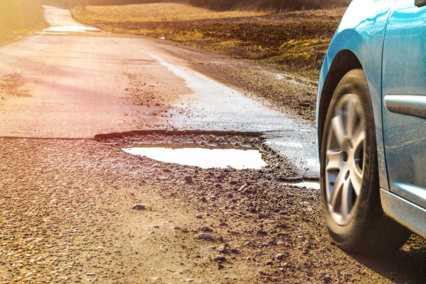 Driving us potty: Pothole-related breakdowns jump by 25% in just one year