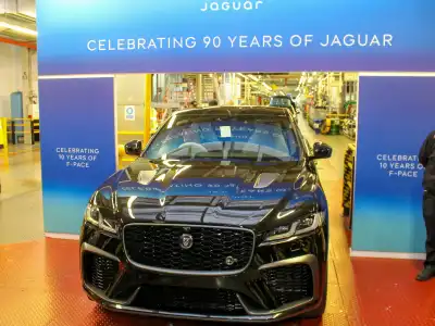 Last petrol Jaguar built in the UK as brand moves to electric future