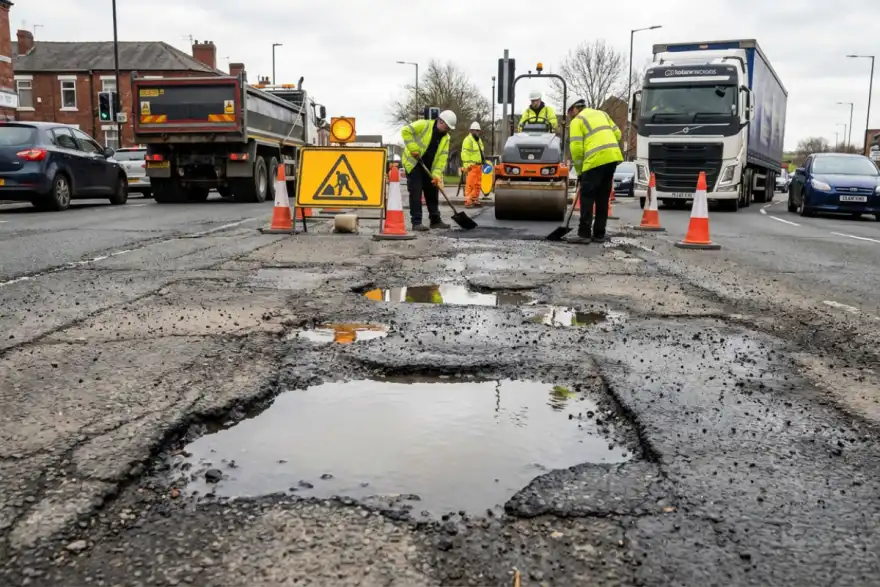 UK pothole crisis: AA reports record breakdown surge