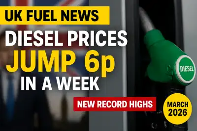 Diesel prices jump 6p in a week as Middle East conflict escalates