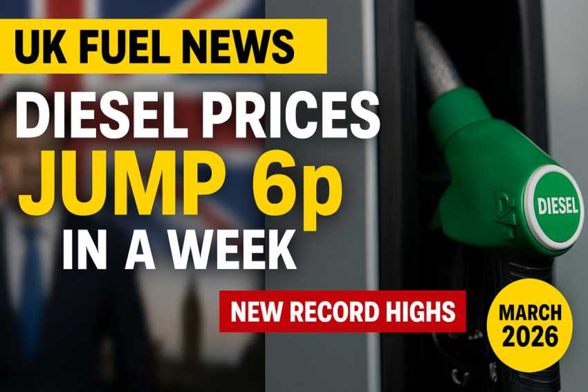 Diesel prices jump 6p in a week as Middle East conflict escalates