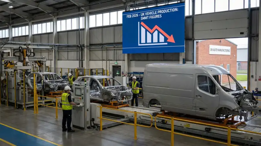 A big drop in UK car production, for all the right reasons