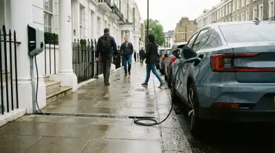 Cross-pavement EV charging set for UK rollout as 42% of councils back plans
