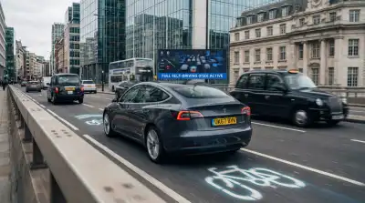 Tesla’s £6,800 Full Self‑Driving launches in Europe – UK left waiting