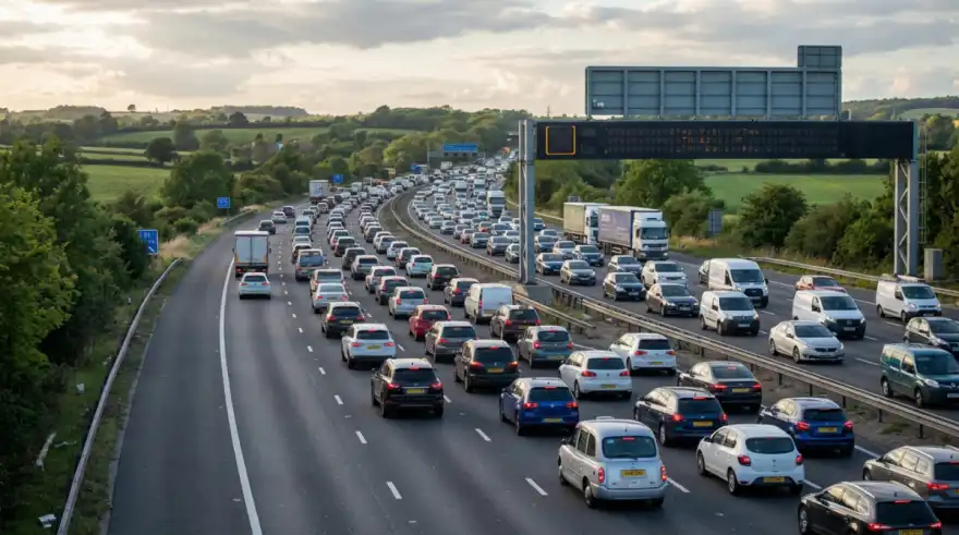 Record traffic, ageing cars: The new reality for UK drivers