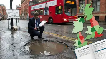 Pothole compensation claims UK: Manchester vs South success