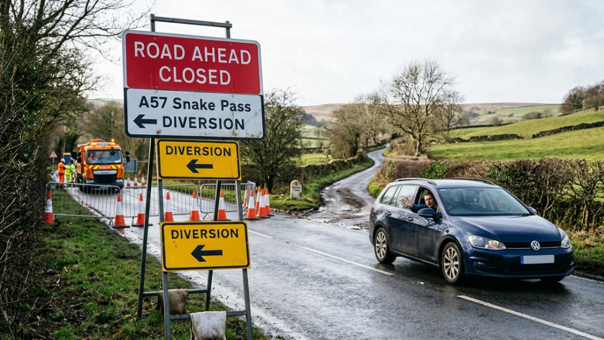 70% of UK drivers ignore 'road ahead closed' signs, RAC reveals