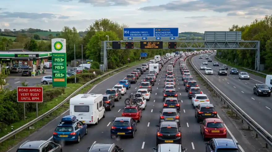 Avoid the gridlock: Worst times to travel this bank holiday revealed