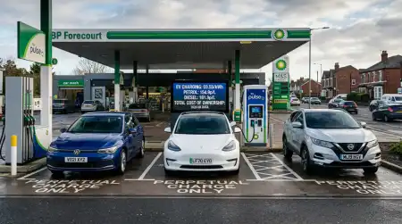 Car running costs comparison UK: Petrol vs EV 2026