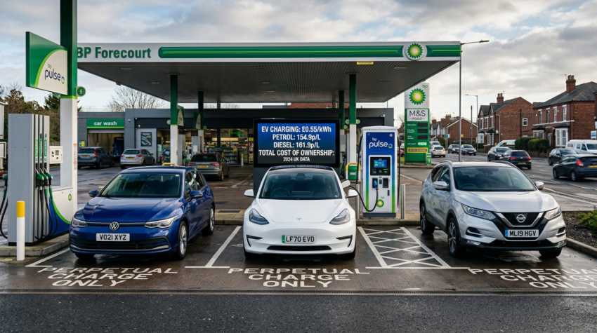 Car running costs comparison UK: Petrol vs EV 2026