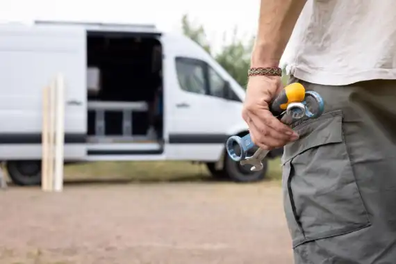 remove tools from van