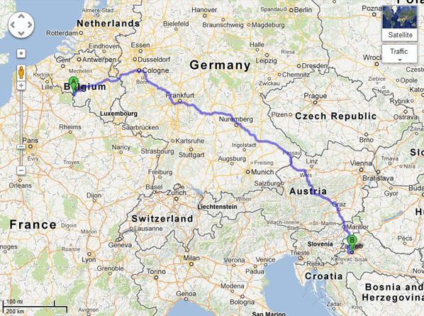 Lost Your Train Of Thought? 900 miles driven across Europe instead of 38 miles to the station