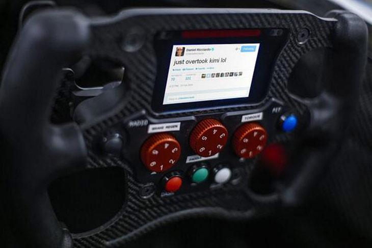 Red Bull F1 in-race tweeting tech