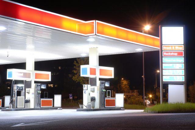 Motorway Service Station Fuel Prices Shown On Signs
