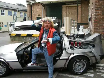 Keith Lemon Drives DeLorean DMC-12