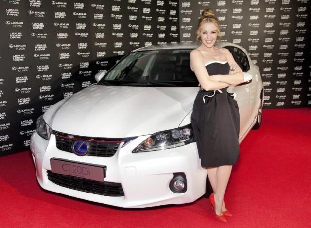 Kylie Minogue's Lexus CT 200h Auctioned