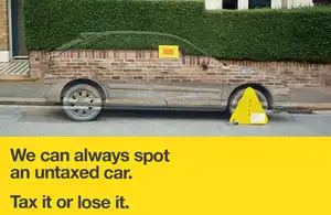 New DVLA Tax It Or Lose It Campaign Targets Car Tax Dodgers