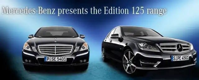 New Mercedes-Benz C & E Class Edition 125