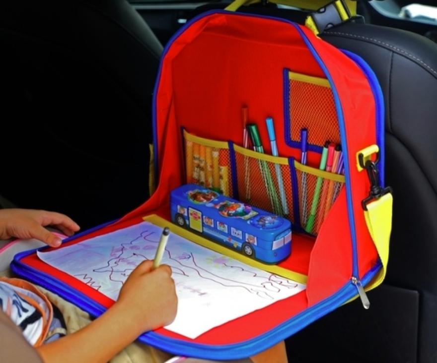 Car Seat Travel Tray Organiser with reinforced tablet holder £21.95