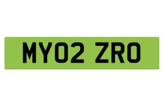 Green Number Plates for Eco-Friendly Vehicles Image 0