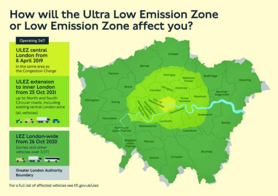 London’s New Low Emission Charge Zone Sparks Protest Fears Image 1
