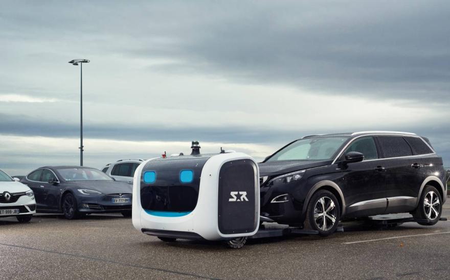 Robot to Carry Your Car to Parking Bay at Gatwick Airport?