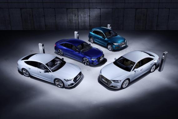Audi Announce 4 New Plug-In Hybrid Models Image 1