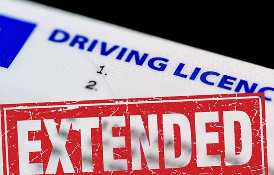 Driving Licence Expiry Date Automatically Extended