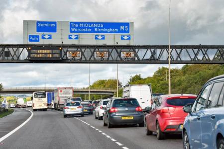 Is it legal to undertake cars on the motorway?