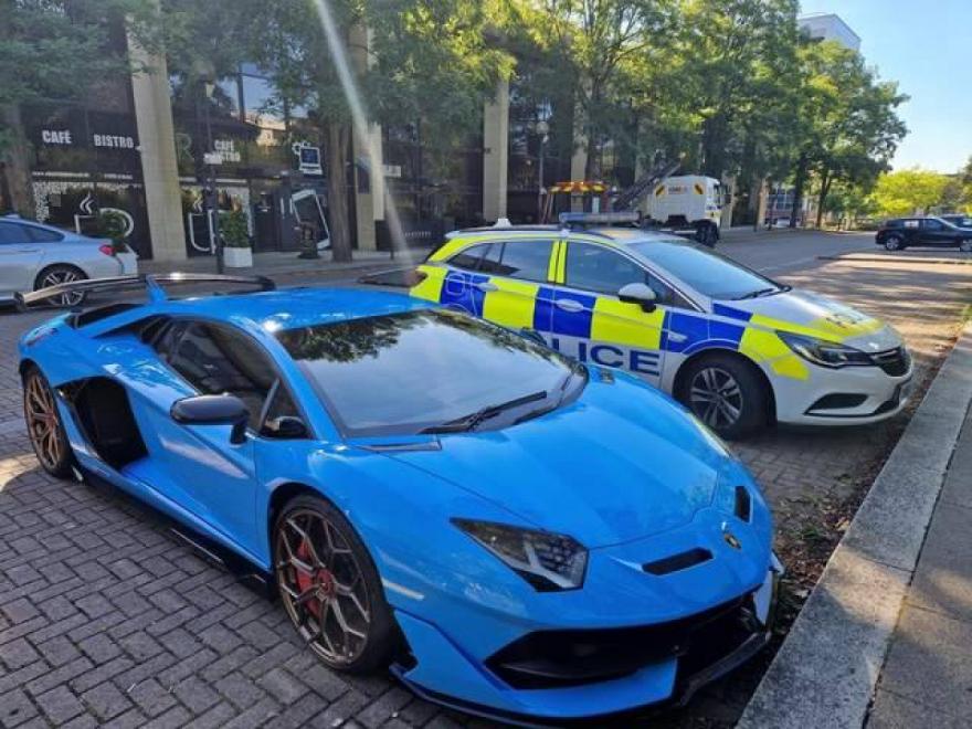 Lamborghini owner left red faced after car seized