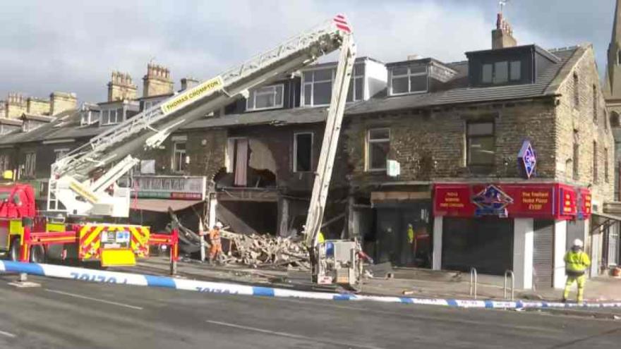 Bradford police left embarrassed after crash destroys row of buildings