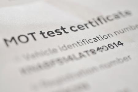 The most common reason for failing an MOT test