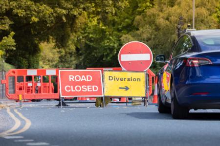 Road maintenance in the UK reduced by nearly half over five years
